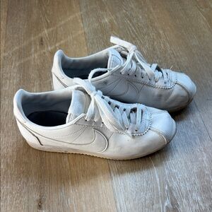 Nike Classic White Lace-Up Sneakers